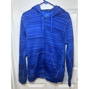 Men's Blue Nike Therma Fit Full Zip Medium